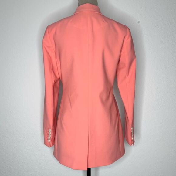 J. Crew Tollegno 1900 Italian Stretch Wool Long Parke Blazer #AJ897 Size 4 - Picture 6 of 11